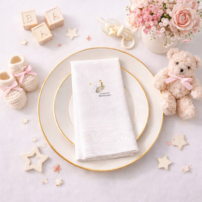 Küçük Prens Temalı Hoşgeldin Bebecan Doğum Günü Peçetesi