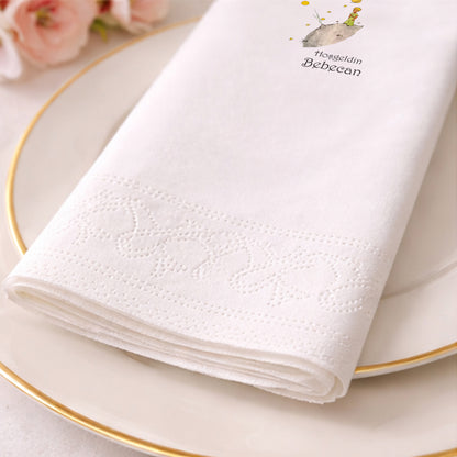 Küçük Prens Temalı Hoşgeldin Bebecan Doğum Günü Peçetesi