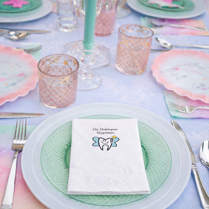 Diş Buğdayı Partisi Özel Tasarım Diş Perisi Temalı Peçete