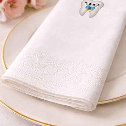 Emzikli Bebek Diş Figürlü İlk Dişim Çıktı Peçetesi