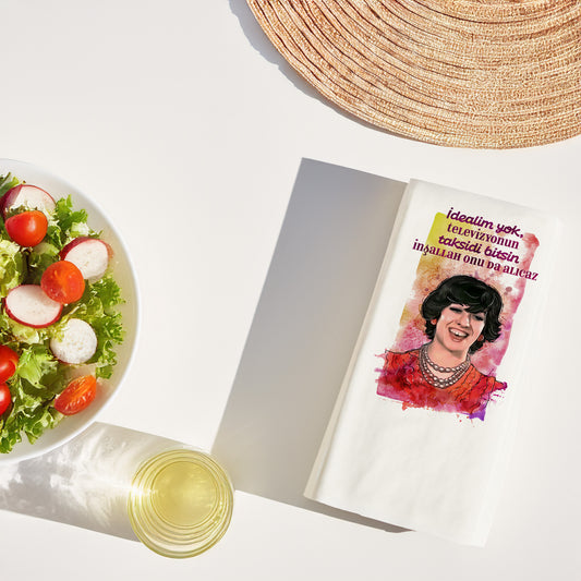 Kidzia Yeşilçam Komik Replik Baskılı Peçete – 33x33cm, Çift Katlı, 20’li Paket