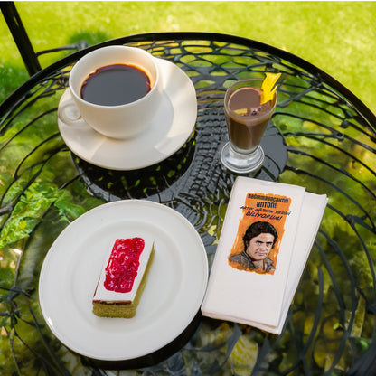 Kidzia Yeşilçam Anton Temalı Baskılı Peçete – 33x33 cm Çift Katlı, 20’li Paket