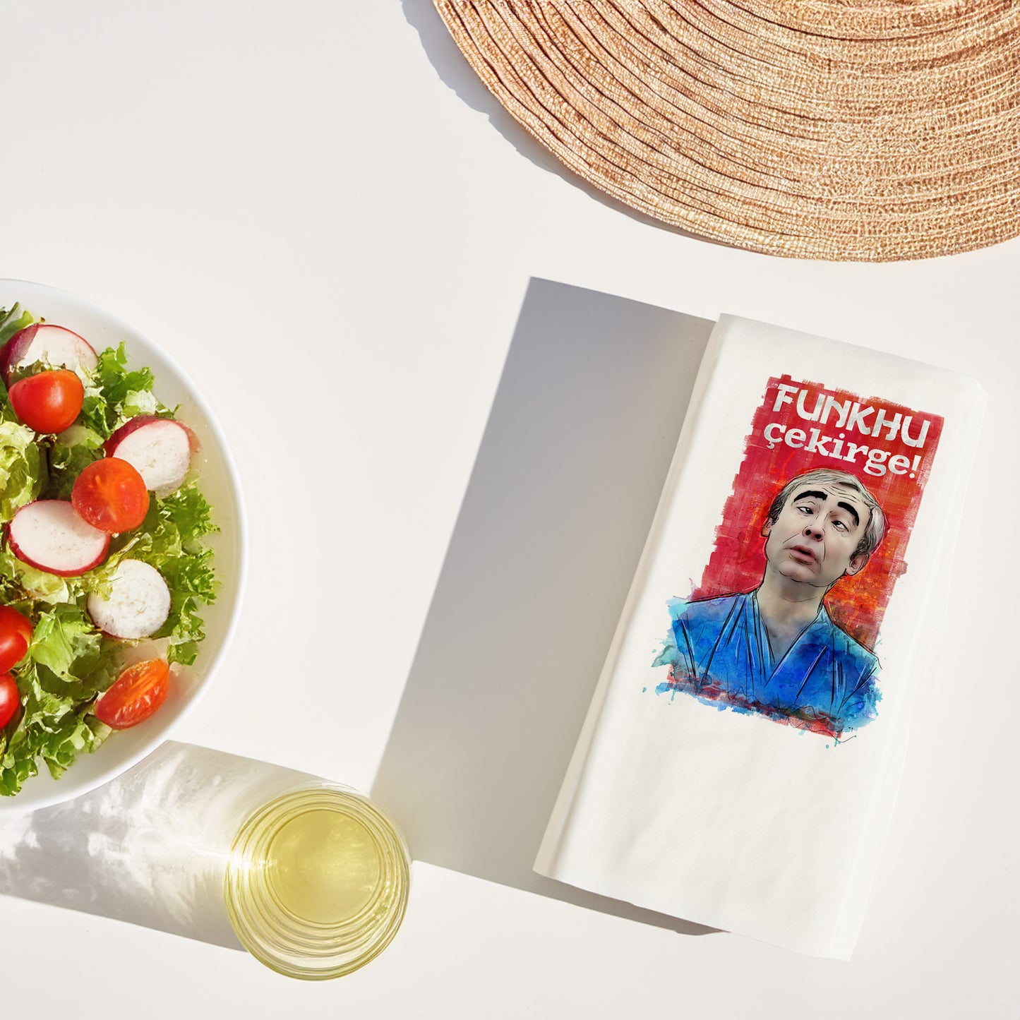 Kidzia Yeşilçam “Funkhu Çekirge” Desenli 33x33cm Baskılı Peçete – 20’li Paket