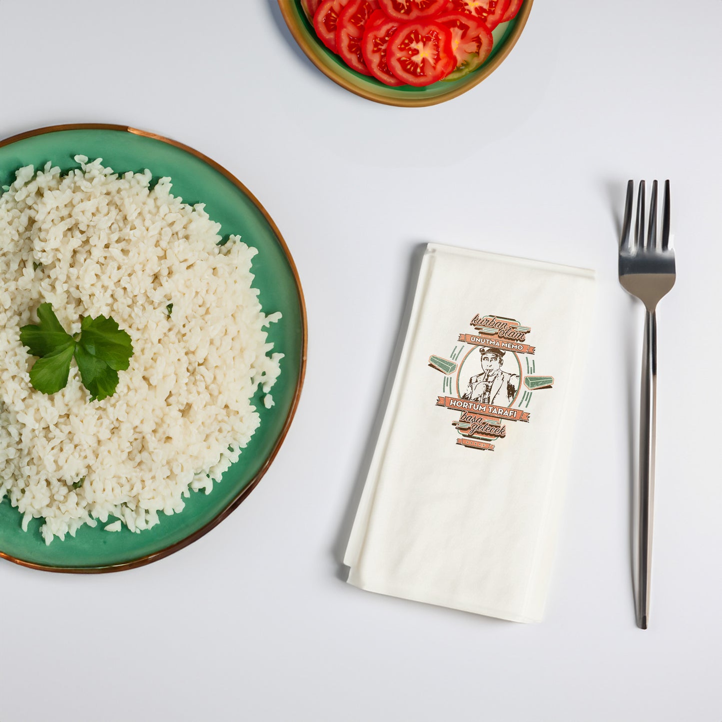 Kidzia Yeşilçam Replikli Baskılı Peçete – Hortum Tarafı Hangisi Unutma Memo Tasarım – 20’li 33x33cm Çift Katlı Selülozik Peçete