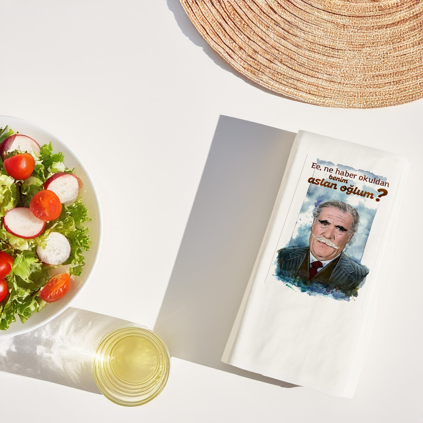 Kidzia Yeşilçam Temalı Baskılı Peçete – Aslan Oğlum Desen – 33x33 cm Çift Katlı (20’li Paket)