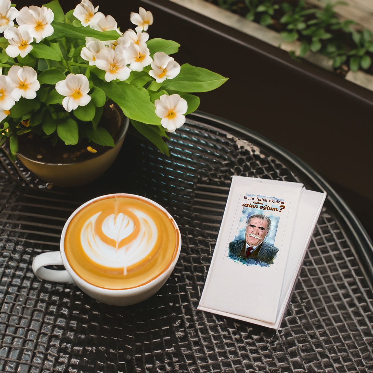 Kidzia Yeşilçam Temalı Baskılı Peçete – Aslan Oğlum Desen – 33x33 cm Çift Katlı (20’li Paket)