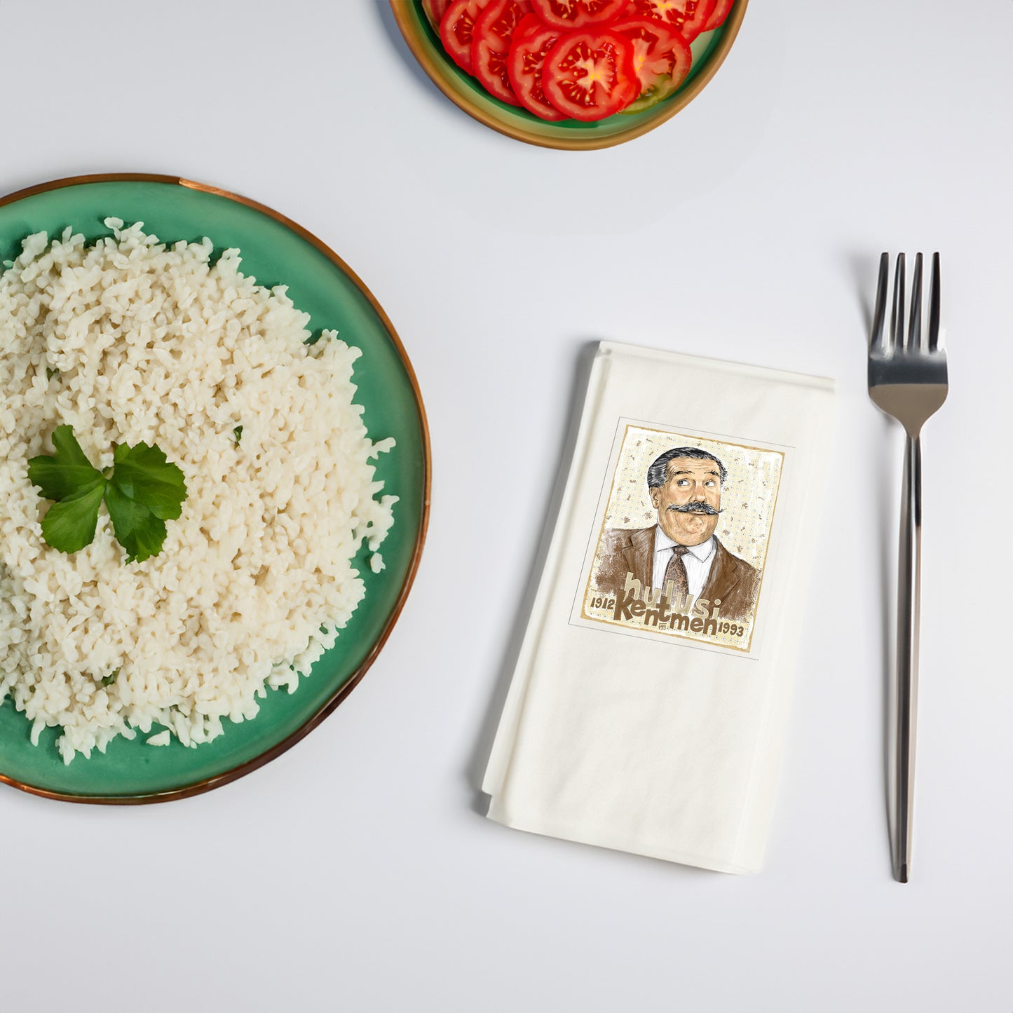 Kidzia Hulusi Kentmen Yeşilçam Temalı Baskılı Peçete – 33x33cm Çift Katlı 20’li Paket