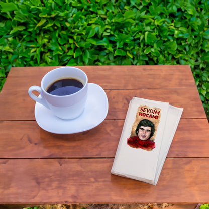 Kidzia Sevdim Hocam Yeşilçam Temalı Baskılı Peçete – 33x33cm Çift Katlı (20’li Paket)