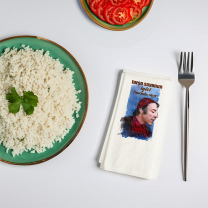 Kidzia Yeşilçam Desenli Baskılı Peçete – Turşu Suyunun İyisi Limonla Olur | 20’li Paket