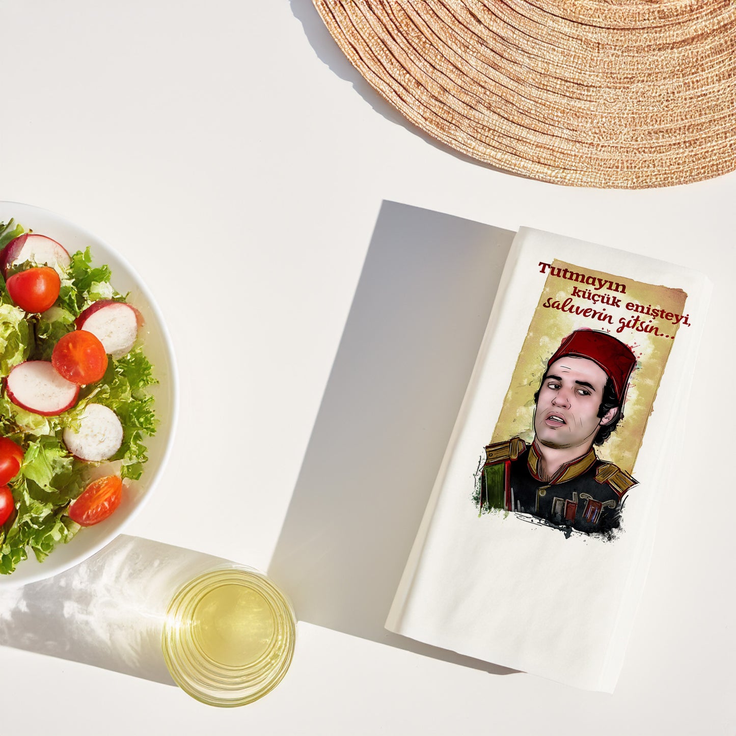 Kidzia Yeşilçam Küçük Enişte Baskılı Peçete – 33x33 cm Çift Katlı (20’li Paket)