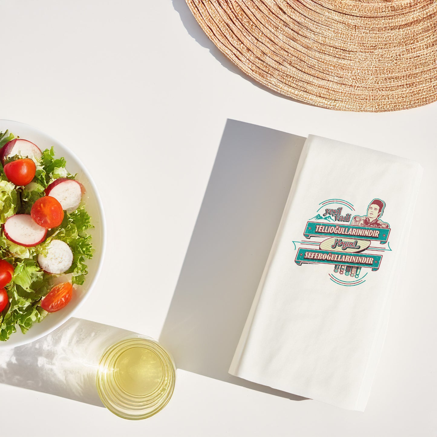 Kidzia Yeşilçam Tellioğulları – Seferoğulları Baskılı Peçete | 33x33cm Çift Katlı 20’li