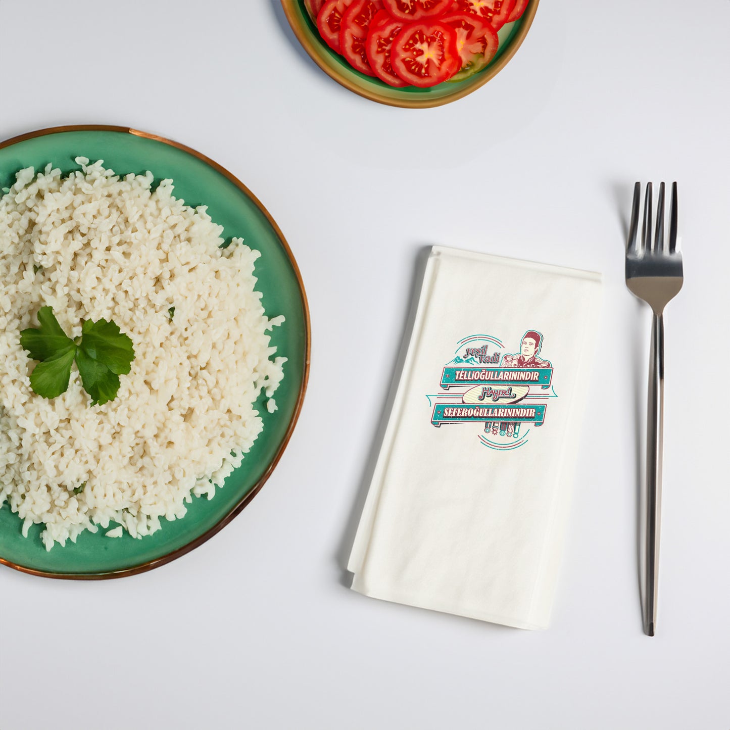 Kidzia Yeşilçam Tellioğulları – Seferoğulları Baskılı Peçete | 33x33cm Çift Katlı 20’li