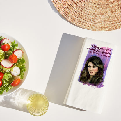 Kidzia Yeşilçam Desenli Baskılı Peçete – “Saldırıya Uğradım” Tasarım – 33x33 cm Garson Katlama (20'li Paket)