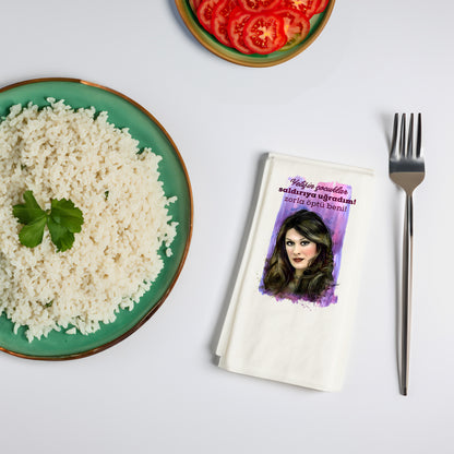 Kidzia Yeşilçam Desenli Baskılı Peçete – “Saldırıya Uğradım” Tasarım – 33x33 cm Garson Katlama (20'li Paket)