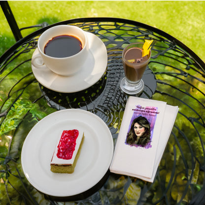 Kidzia Yeşilçam Desenli Baskılı Peçete – “Saldırıya Uğradım” Tasarım – 33x33 cm Garson Katlama (20'li Paket)