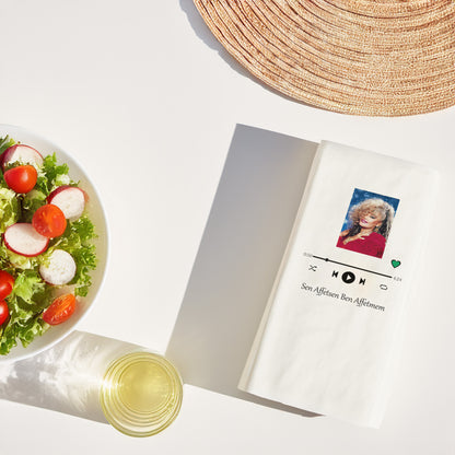 Sen Affetsen Ben Affetmem – Şarkı Sözü Temalı Baskılı Peçete | Kidzia 33x33cm 20’li Paket