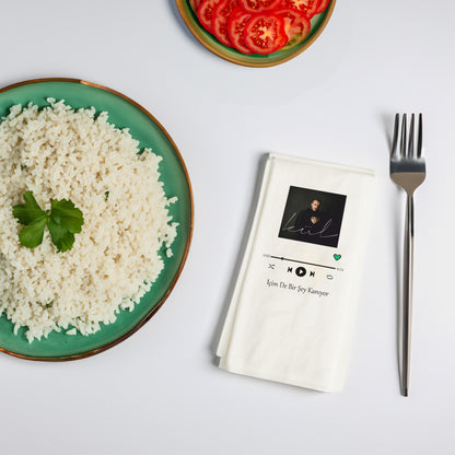 Kidzia İçim De Bir Şey Kanıyor Şarkı Sözü Temalı Baskılı Peçete – 20’li Paket, 33x33cm Çift Katlı