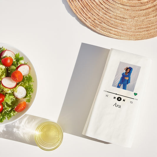 Ara Şarkı Temalı Baskılı Peçete – 33x33cm Çift Katlı Selülozik, 20’li Paket”