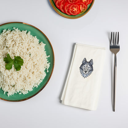 Mandala Kurt Desenli Baskılı Peçete – 33x33cm Çift Katlı, 20’li Paket