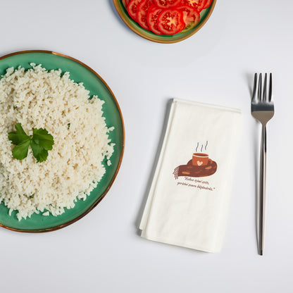 Kahve İçimi Isıttı Baskılı Peçete – Kahve Sonrası Düşünürüz Tasarım