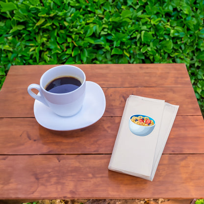 Granola Bowl Temalı Baskılı Peçete – 33x33cm Çift Katlı, 20’li Paket | Fit Kahvaltı & Healthy Snack Sunum Peçetesi