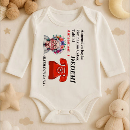 Kişiye Özel Bebek Zıbını – Anneannem Nazımı Çeker Tasarım | 1–36 Ay