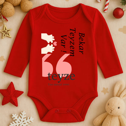 Kişiye Özel Bebek Zıbını – Teyze Yan Sanayi Anne Tasarım | 1–36 Ay