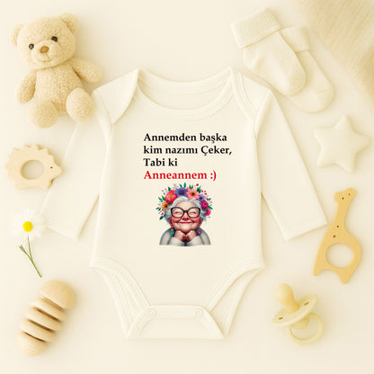 Kişiye Özel Bebek Zıbını – Anneannem Nazımı Çeker Tasarım | 1–36 Ay