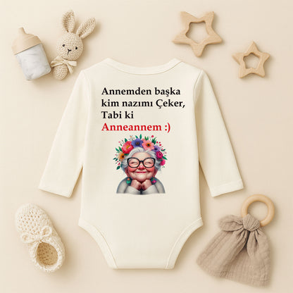 Kişiye Özel Bebek Zıbını – Anneannem Nazımı Çeker Tasarım | 1–36 Ay