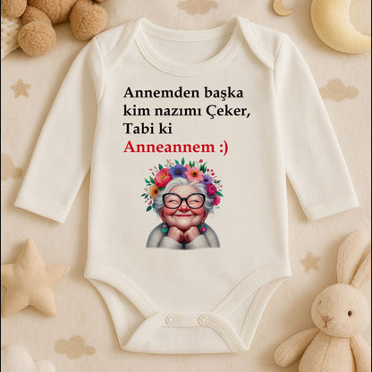 Kişiye Özel Bebek Zıbını – Anneannem Nazımı Çeker Tasarım | 1–36 Ay