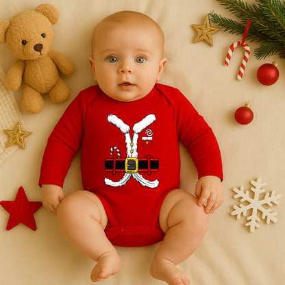 Halasının Minik Tavşanı Yazılı Bebek Zıbını – Tavşan Kulaklı Sevimli Tasarım | 1–36 Ay