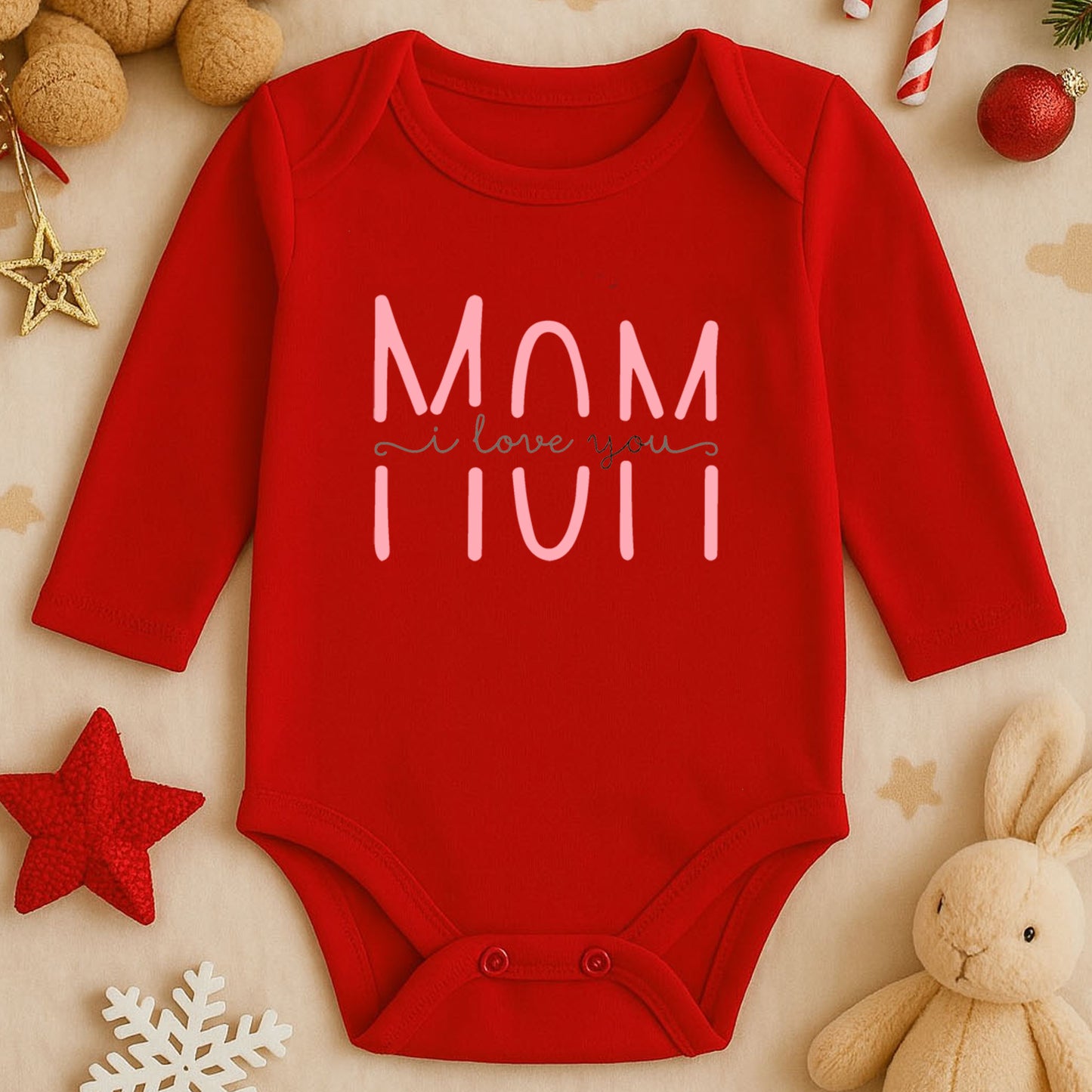 Mom To Be Baskılı Bebek Zıbını | Anne Adayı Temalı | 1–36 Ay