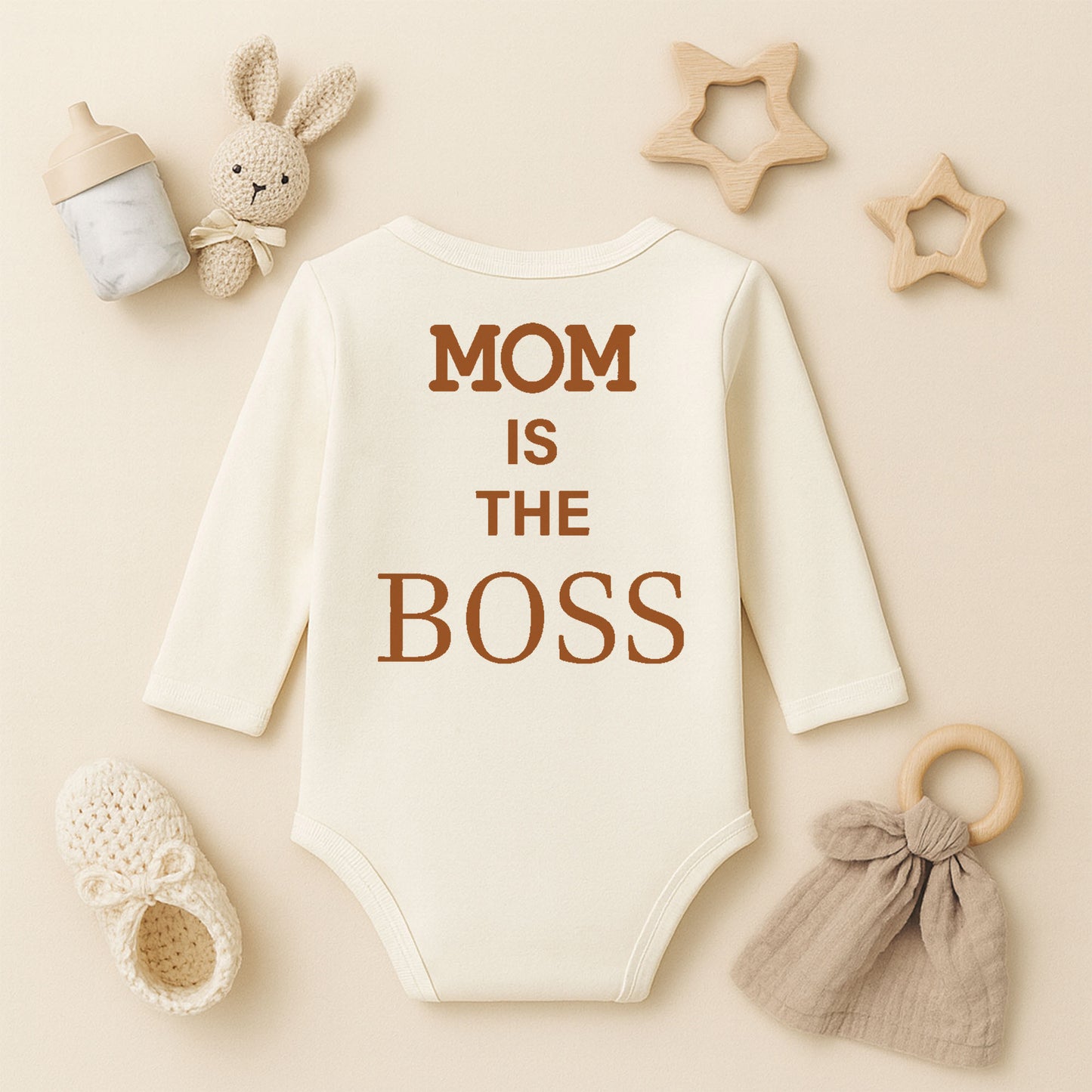 Mom Is The Boss Baskılı Tişört / Sweatshirt – Eğlenceli Anne Tasarımı