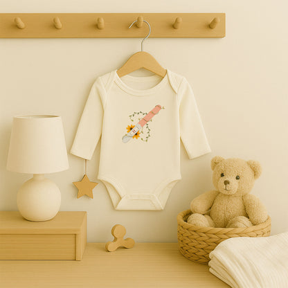 Hamilelik Müjdesi Temalı Bebek Zıbını | 1–36 Ay, DTF Baskı, Hassas Cilt Uyumlu, Özel Duyuru