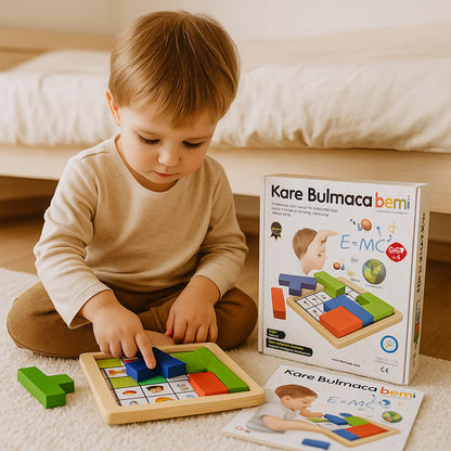 Bemi Kare Bulmaca | Zeka, Dikkat ve Problem Çözme Eğitici Oyun