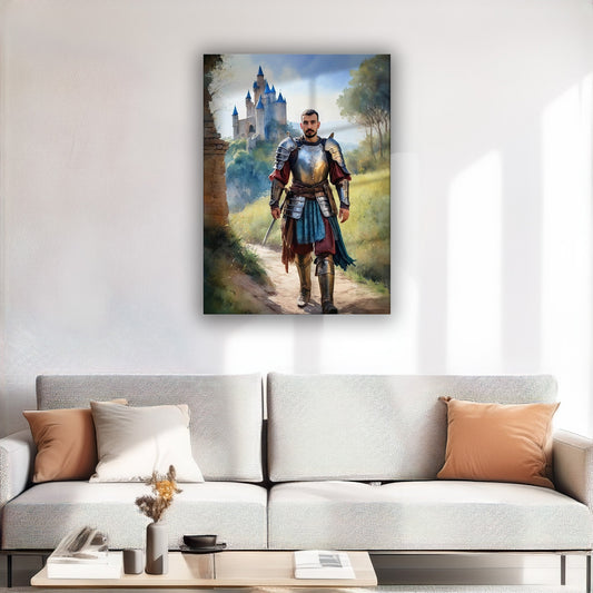 Kişiye Özel Oyun Temalı Karikatür Cam Tablo | Gamerlar İçin Özel Dekorasyon