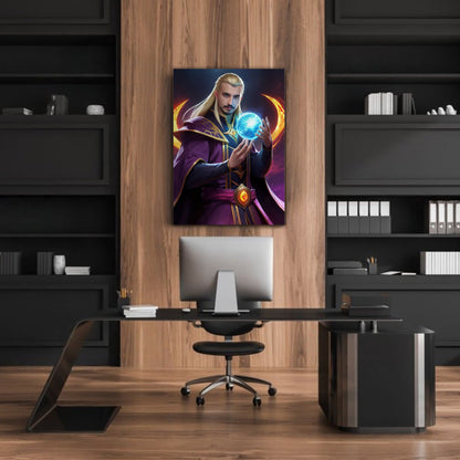 Kişiye Özel Oyun Temalı Karikatür Cam Tablo | Gamerlar İçin Özel Dekorasyon