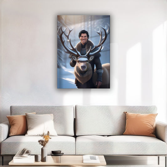 Kişiye Özel Film ve Çizgi Film Temalı Karikatür Cam Tablo | Eğlenceli ve Şık Dekor