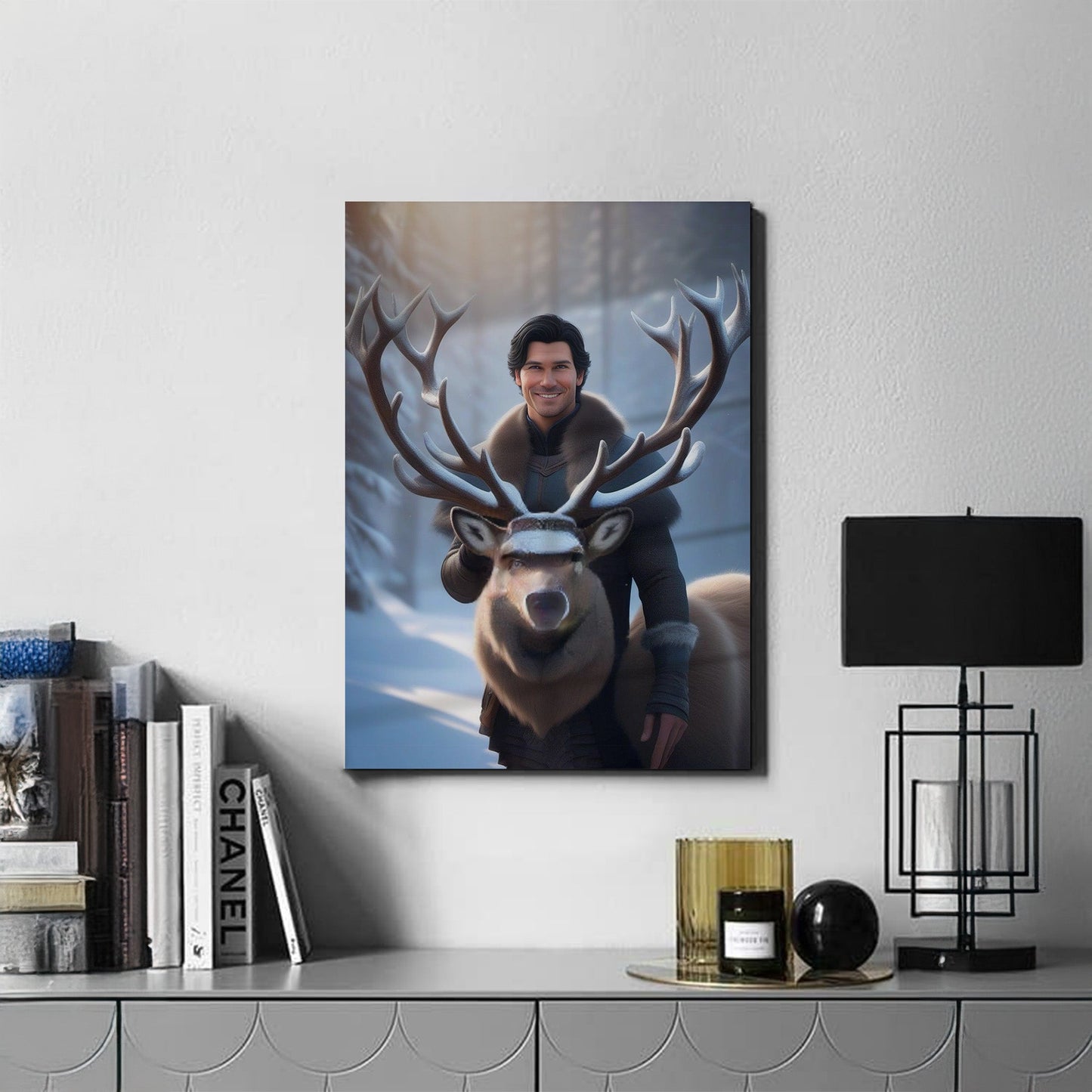 Kişiye Özel Film ve Çizgi Film Temalı Karikatür Cam Tablo | Eğlenceli ve Şık Dekor