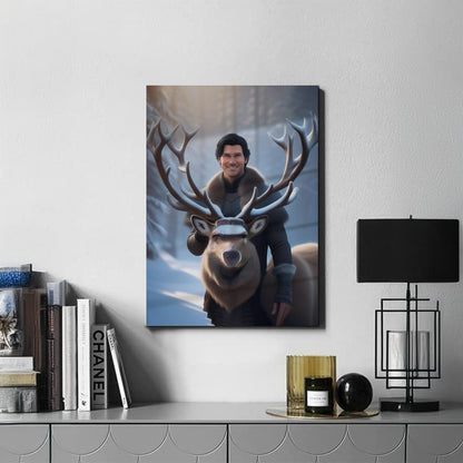 Kişiye Özel Film ve Çizgi Film Temalı Karikatür Cam Tablo | Eğlenceli ve Şık Dekor