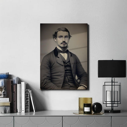 Kişiye Özel Nostalji Temalı Karikatür Cam Tablo | Geçmişin Eğlenceli Yansımaları