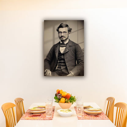 Kişiye Özel Nostalji Temalı Karikatür Cam Tablo | Geçmişin Eğlenceli Yansımaları