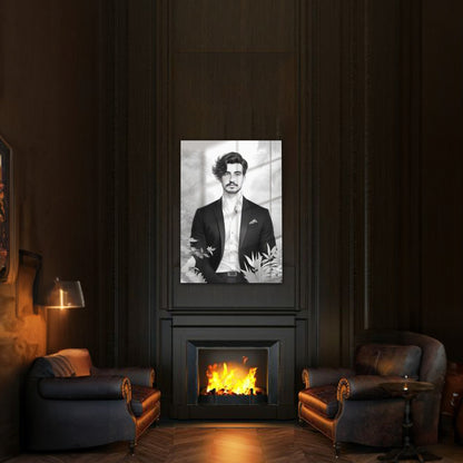 Kişiye Özel Karikatür Tasarımlı Cam Tablo | Benzersiz ve Dayanıklı Dekor