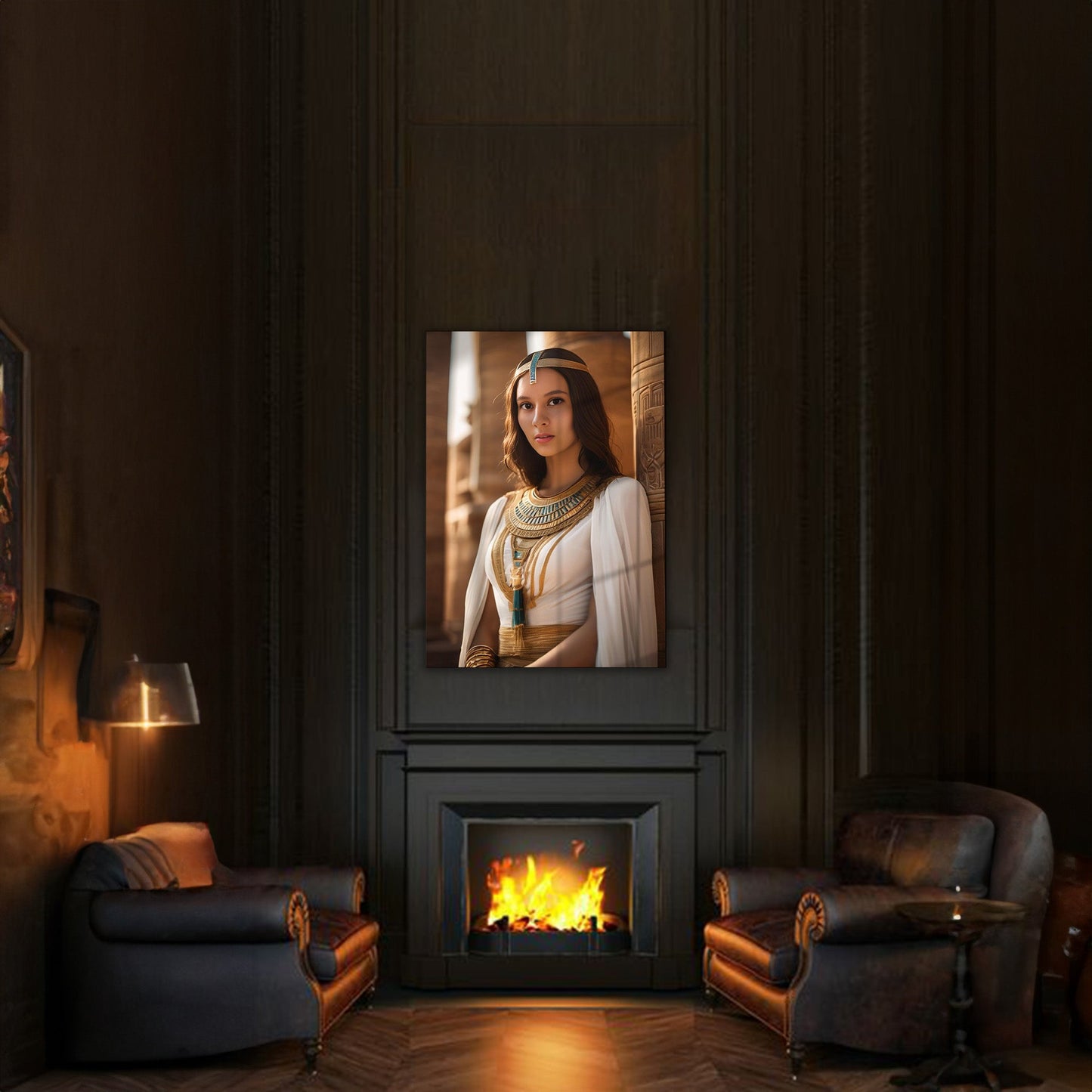 Kişiye Özel Antik Roma Karikatür Tasarımlı Cam Tablo | Yüksek Kaliteli UV Baskı