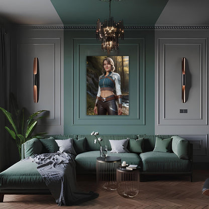 Kişiye Özel Oyun Temalı Karikatür Cam Tablo | Gamerlar İçin Özel Dekorasyon