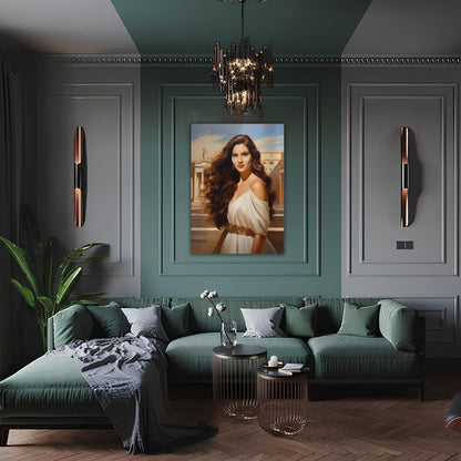 Kişiye Özel Roma Temalı Karikatür Cam Tablo | Tarihi ve Şık Dekorasyon