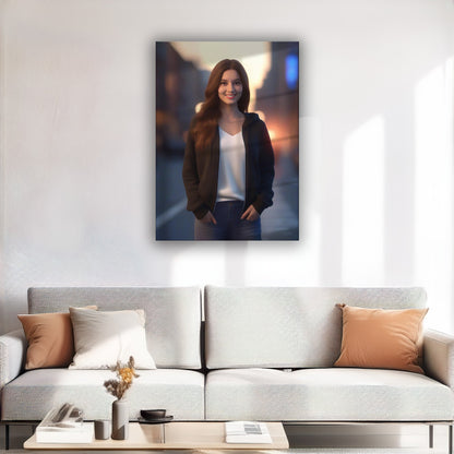 Kişiye Özel 3 Boyutlu Karikatür Cam Tablo | Derinlikli ve Şık Dekorasyon