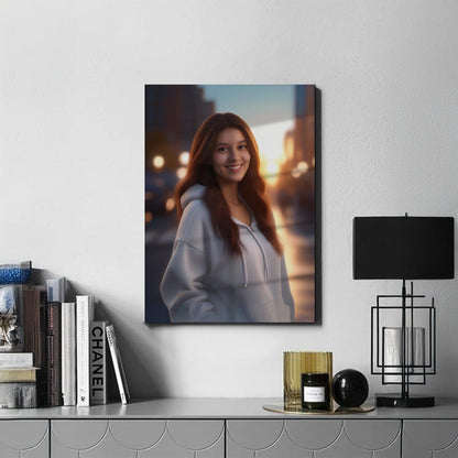 Kişiye Özel 3 Boyutlu Karikatür Cam Tablo | Derinlikli ve Şık Dekorasyon