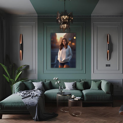 Kişiye Özel 3 Boyutlu Karikatür Cam Tablo | Derinlikli ve Şık Dekorasyon