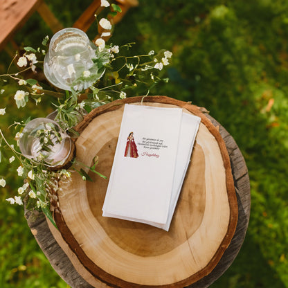 Bindallı Gelin Detaylı Özel Gün Peçetesi